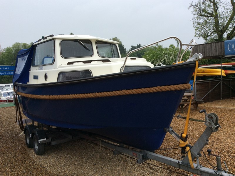 Hardy 20 River Pilot Boat for Sale, "Annie" at Jones Boatyard