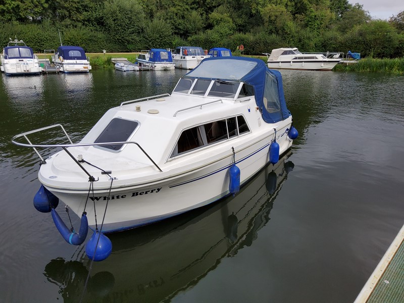 Viking 215 Boat for Sale, "White Berry" at Jones Boatyard