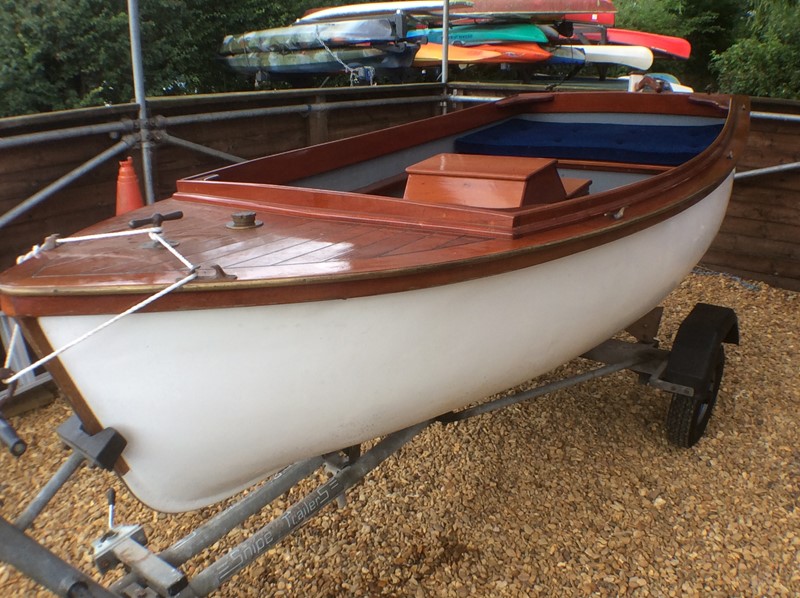 classic inboard engined dinghy Boat for Sale, "Un Named" at Jones Boatyard