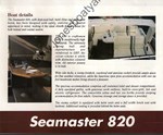 Seamaster 820  boat model information from Jones Boatyard