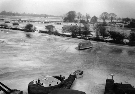 Jones Boatyard Frozen Marina historical