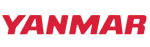 A red and white logo displaying the word "YANMAR" in capital letters. The letters are bold and prominently positioned, suggesting a strong brand identity.